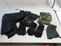 Lot of Cold Weather Clothing Items - Gloves Hats
