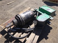 Excavator Quick Coupler Auger Attachment