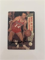 Lenny Wilkens signed basketball card