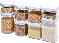 8-Piece Multi-PackRound Square Containers