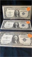 3) 1935 UC silver certificates