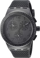 Swatch Time Black Quartz Watch