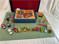 MATCHBOX CARRYING CASE W/22 VINTAGE CARS