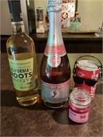 California Roots Moscato, Pink Moscato Champagne