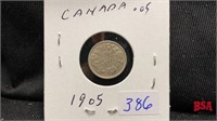 1905 Canadian small nickel