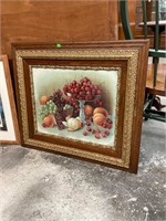 Antique Framed Fruit Print