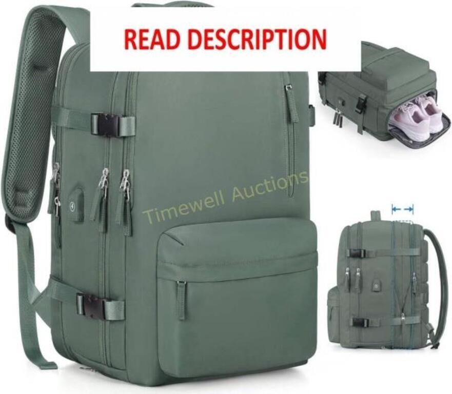 Travel Laptop Backpack 45L  17 Inch  Green