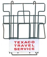 Texaco Travel Service Map Rack