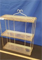 Vintage Gold 3 tier Shelf