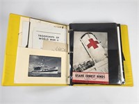 EPHEMERA & PHOTO WWII US HOSPITAL SHIP ERNEST HINS