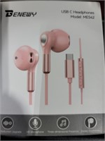 Benewy USB C Headphones pink