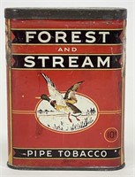 Forest and Stream Pipe Tobacco Pocket Tin