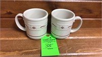 WT 12oz coffee mugs- red