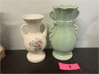 Pair Of Vintage Vases 7H