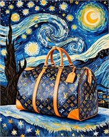 LV Keepall Tribute 1 LTD EDT Signed Van Gogh LTD