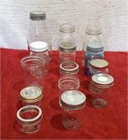 14 S/M/L Jars for Canning
