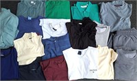 LOT OF ASSORTED SHIRTS SWEATS MEN'S CLOTHING LOT