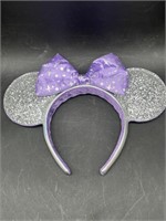 Disney Parks Minnie Purple Starry Bow Headband