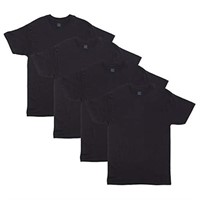 Hanes Men's 4 Pack FreshIQ Crewneck Undershirt, As