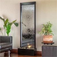 Alpine Corporation Mirror Waterfall Fountain With