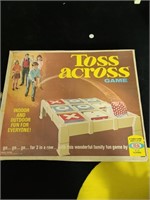 Vintage toss across game. Basement toys.