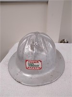 Vintage aluminum hard hat