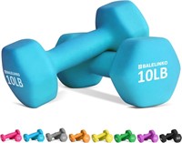 Balelinko Home Gym 10 LB Weights  Pair  Blue