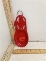 Red Rooster Enamel Finish Spoon Rest