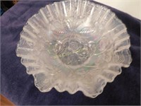 Fenton Glass Bowl Approx. 9" Across