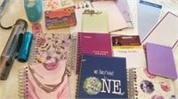 Assorted Small Notepads, & Household Items