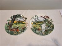 2 Wedgwood Collector Plates 5685E The