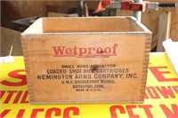 Remington Arms Co Shur Shot 12 Ga wooden ammo box