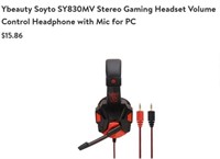 Ybeauty Soyto SY830MV Stereo Gaming Headset VolumC