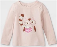 SZ 18M CAT & JACK GIRLS' LONG SLEEVE