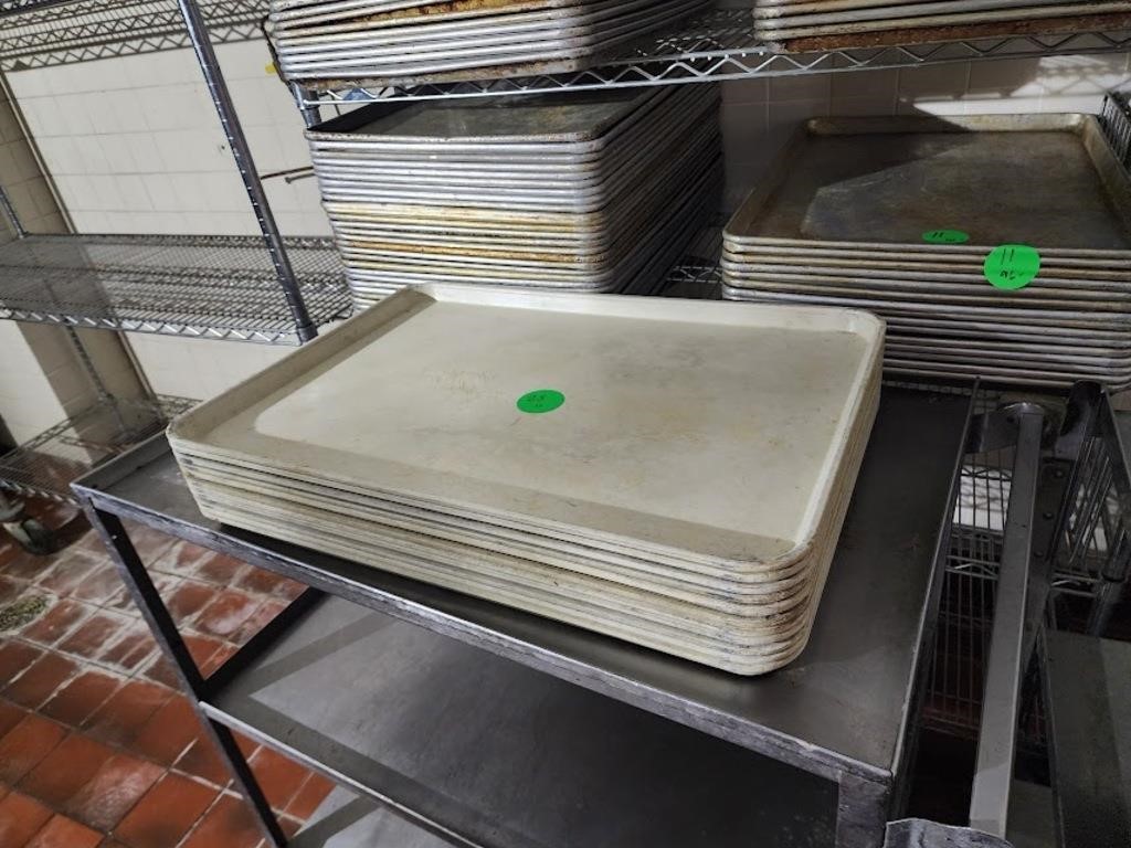 LOT 12 SERVING TRAYS