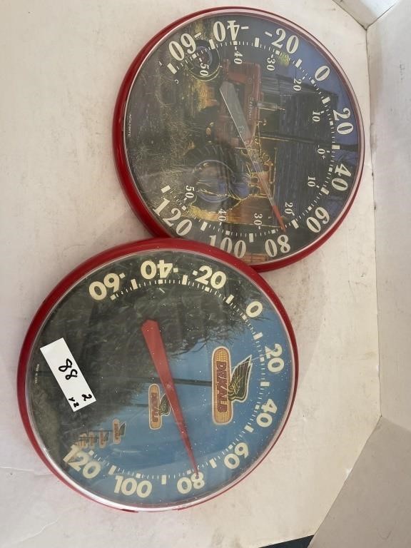 Dekalb and Farmall Thermometers