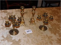 4 CANDLE HOLDERS LOT