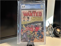 Golden Age Wanted Comics #46 CGC Graded 3.0