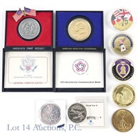 U.S. Military Medals & Pin (10)