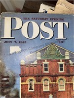 Assortment of vintage magazines and newspapers