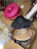Large lot of ladies hats many appear new