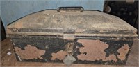 Vintage metal toolbox