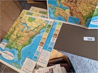 Cardboard US Maps, Deluxe Map Collection & Other