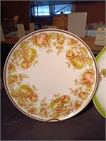 3 Piece Auction Lot of Fine China Plates.