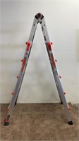 LITTLE GIANT Folding Adjustable Ladder
