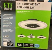 ETI 12” Lightweight LED High Bay Light Fixture