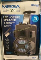 Tzumi Mega Bass LED Jobsite Speaker