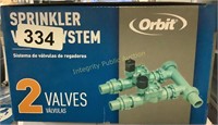 Orbit Sprinkler Valve System 2-Valves