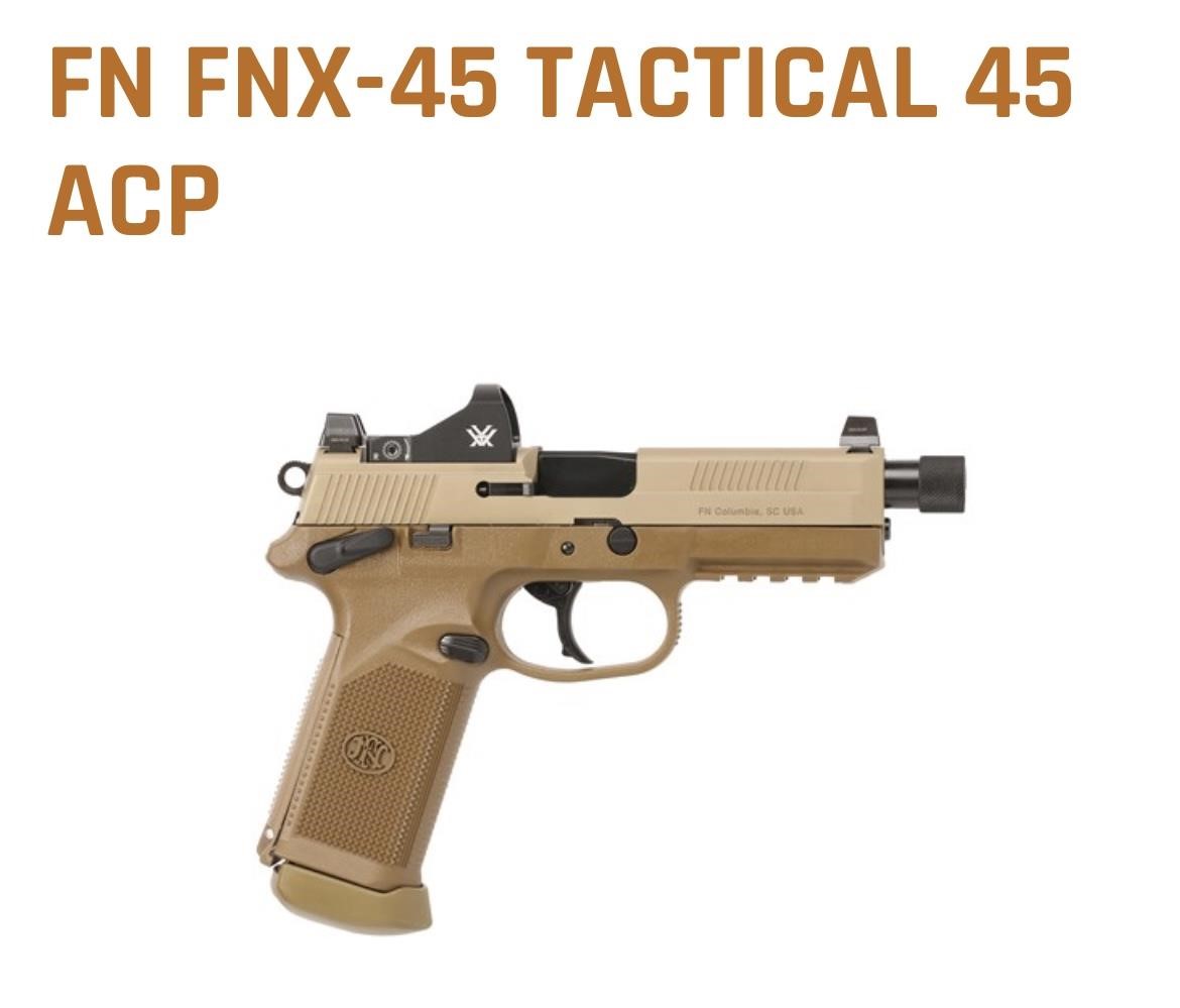 FN FNX-45 Tactical 45 ACP MSRP $1,469.00
