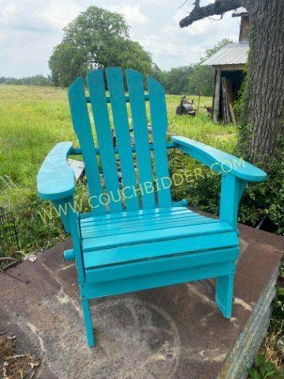 Summer blue Adirondack Chair